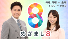 メディア　「めざまし8」
